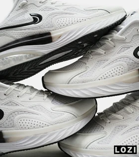 کفش کتانی مردانه سفید مشکی Nike air max pluse