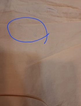 مانتو لینن پارمیس ( دارای ایراد جزئی )