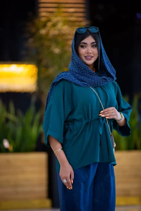 مانتو بابوس پیراهنی کمر گت