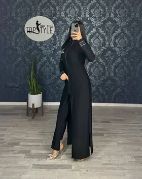 مانتو بلند نگین کد : 7929