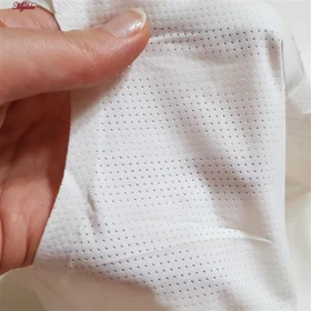 نیم‌تنه ورزشی زنانه مدل سوزنی پددار سفید کد 4987