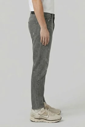 شلوار جین مام مردانه سنگ شور طوسی با کیفیت SM212