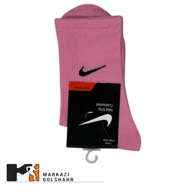 جوراب ساق بلند NIKE نخی کد 2019607 (سرخابی)