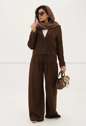 ست کراپ کت شلوار بندی کد1005276