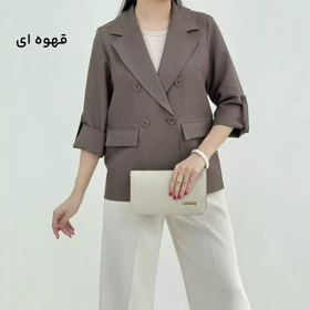 کت زنانه کرپ کجراه