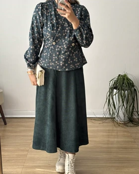 دامن مخمل کبریتی پینار