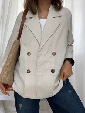 کت لینن نچرال 081