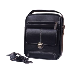 کیف دوشی چرم قفل ناخنی مدل AP/19650