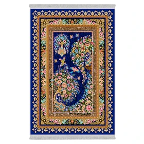 فرشینه از جنس پارچه هازان مخمل ترک طرح سنتی و مدرن برند دفه کد DAMG662
