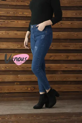 شلوار جین آبی تیره