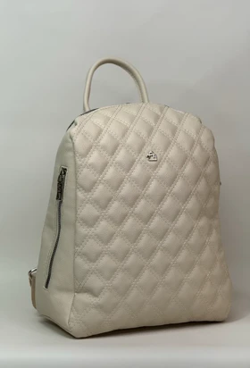 کوله پشتی زنانه آلفا ALFA کد 7048 (سفید کرمی)