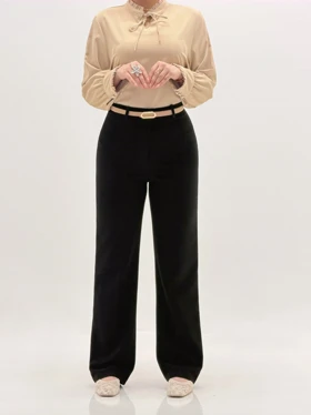 4232-شلوار مرویجت نیم بگ یاس