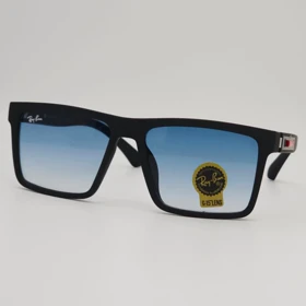 عینک آفتابی مردانه ریبن Rayban 8002 ضد اشعه UV400 ایتالیایی (آبی آیینه ای)