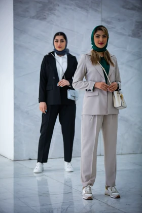 مانتو شلوار دو دکمه بزایاق