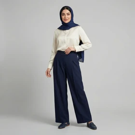 شلوار واید لگ زنانه مدل اچ ان اف 20-2