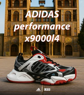 کفش کتانی مردانه و زنانه مشکی سفید قرمز ADIDAS performance x9000l4 مدل 5804