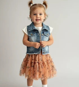 ست سه تیکه دخترانه لی و تور20025