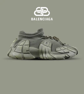 کفش کتانی مردانه سبز BALENCIAGA مدل 7493