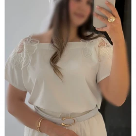 تاپ مجلسی زنانه مدل گلی