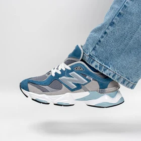 کتانی اسپرت مردانه مدل نیوبالانس 9060 NEW BALANCE رنگ طوسی آبی