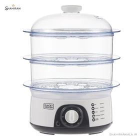 بخارپز 3 طبقه بلک اند دکر مدل BLACK and DECKER HS6000