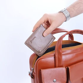 کیف پول مردانه دارا DARA (نسکافه ای)