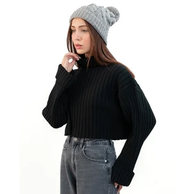 پلیور یقه اسکی لوزفیت زنانه - 03251110