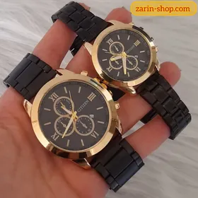 ست ساعت زنانه و مردانه رومانسون مشکی