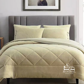 روتختی مینیمال کتان مخمل طرح لوزی