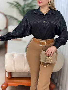 شومیز ساتن افسر 2923