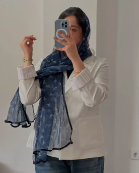 شال توری پاپیون 4239