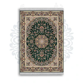 فرشینه از جنس پارچه هازان مخمل ترک طرح سنتی و مدرن برند دفه کد DAMG280