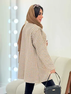 مانتو پائیزه پیچازی دو جیب