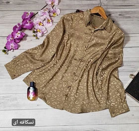 شومیز جلو دکمه مدل پریناز