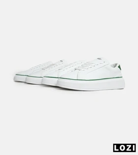 کفش اسنیکرزمردانه سفید سبز PULL & BEAR