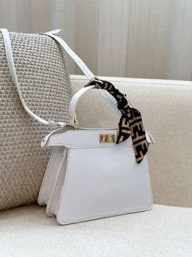 کیف فندی تک دسته 2237 (سفید)