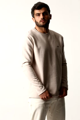 سلانیک آستین بلند یقه کشبافت مردانه