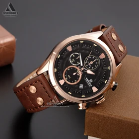 ساعت نیوی فورس بند چرمی Naviforce NF8045BRGK