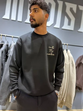 دورس یقه گرد مشکی/ طرح Into The Natural / برند SNAAZY ترکیه