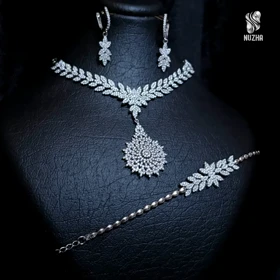 سرویس نقره زنانه کدsnz1054