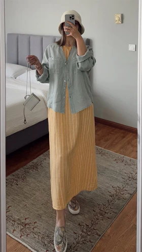 شومیز لینن آیزاک میزراهی CH215