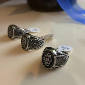 انگشتر استیل رنگ ثابت مردانه کد tw10047