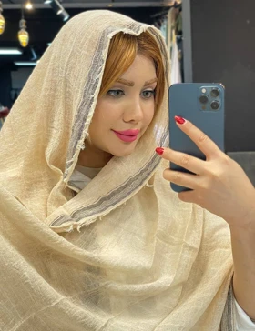 شال دور ریش وارداتی کد : L212