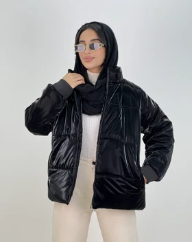 کاپشن یقه ایستاده نیلسا(72)کد:4616