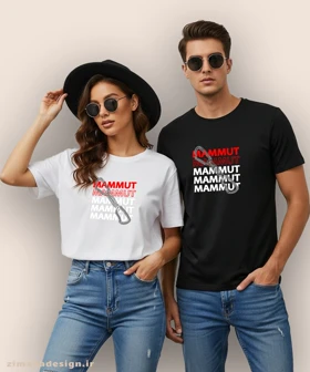 تیشرت مردانه و زنانه طرح کوه نوردی MAMMUT کد 1072