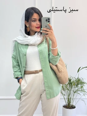 مانتو لینن وارداتی شاپرک