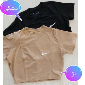 تیشرت زنانه کراپ نایک