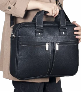 کیف اداری شرانگ چرمی جلو زیب 2038