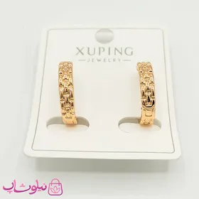 گوشواره حلقه‌ای ژوپینگ طرح رولکس