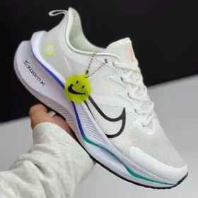 کفش نایک زوم ایکس طرح لبخند سفید آبی Nike ZoomX Smile White Blue